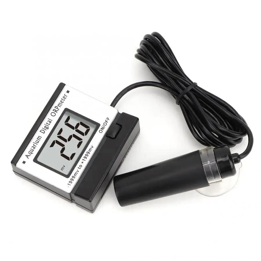 ORP-169F 4 Digital LCD Mini ORP Meter Monitoring Testing Equipment Water Quality Long-term Low-maintenance AC/DC | Инструменты