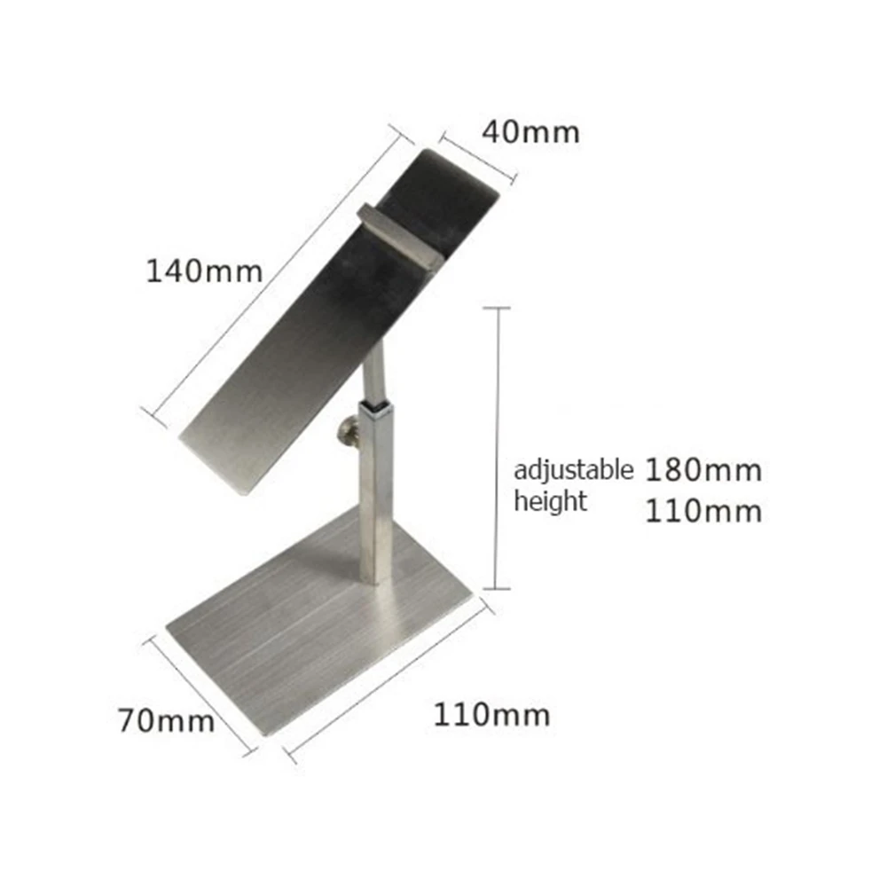 Металлический демонстрационный стенд для обуви из нержавеющей стали с