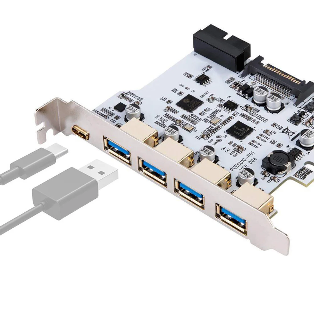 4-портовая Плата расширения USB 3,0 Type-C, 19-контактная карта расширения, двухъядерный Позолоченный разъем для WINXP, WIN7, WIN8, WIN10, LINUX
4-портовая Плата расширения USB 3,0 Type-C, 19-контактная карта расширения, двухъядерный Позолоченный разъем для WINXP, WIN7, WIN8, WIN10, LINUX