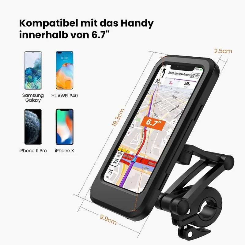 Bicycle Phone Holder Navigation Motorcycle Electric Car Waterproof Stand Bracket Touch Screen Magnetic Mount Bracket
Bicycle Phone Holder Navigation Motorcycle Electric Car Waterproof Stand Bracket Touch Screen Magnetic Mount Bracket
