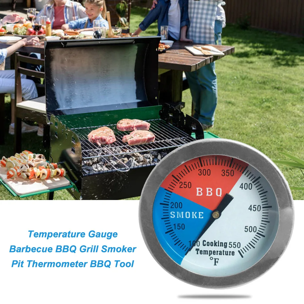 New Kitchen Temperature Gauge Barbecue BBQ Grill Smoker Pit Thermometer BBQ Tool
New Kitchen Temperature Gauge Barbecue BBQ Grill Smoker Pit Thermometer BBQ Tool