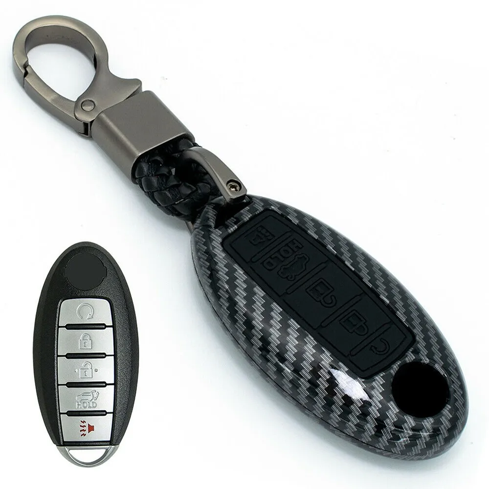 Key Sheel Remote Key Fob Cover Case Holder Carbon Fiber Keychain For Nissan Altima Maxima With Screwdriver
Key Sheel Remote Key Fob Cover Case Holder Carbon Fiber Keychain For Nissan Altima Maxima With Screwdriver