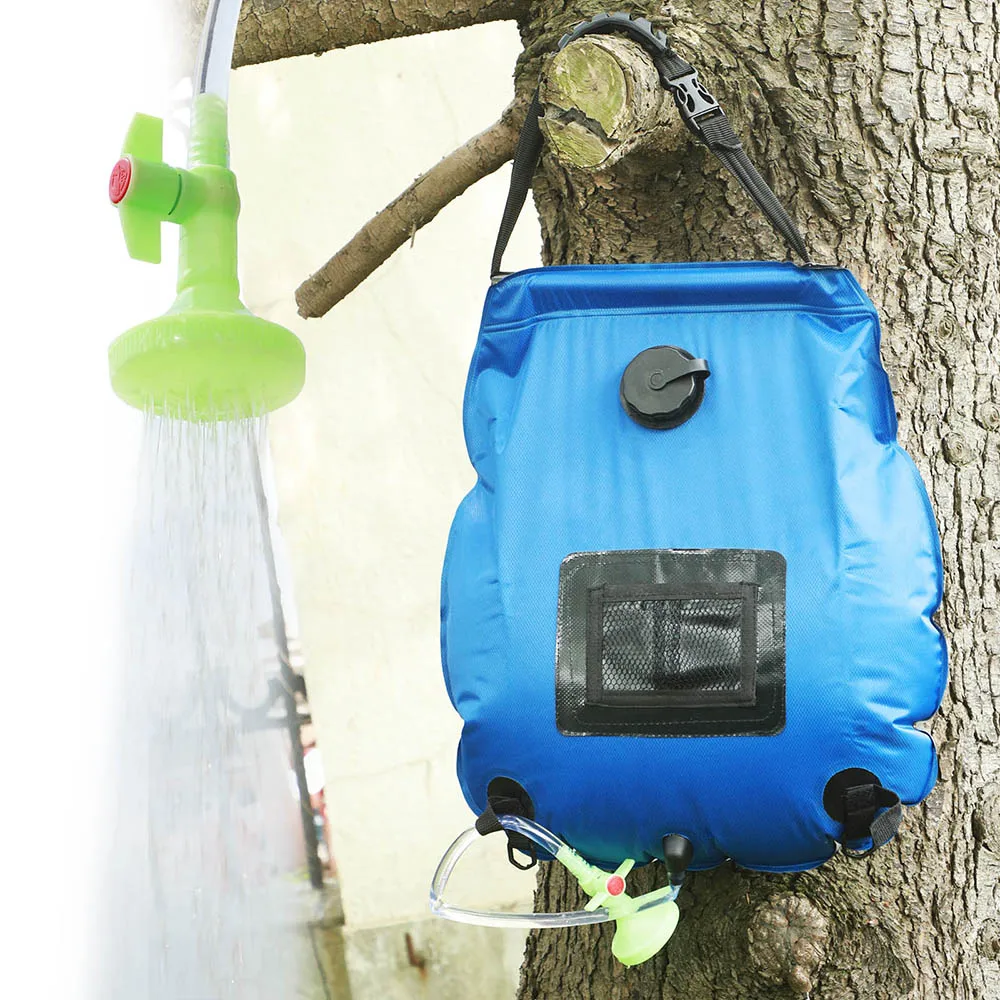20L Water Bags Outdoor Camping Hiking Shower Bag Solar Heating Portable Folding Climbing Bath Bag Hose Switchable Shower Head
20L Water Bags Outdoor Camping Hiking Shower Bag Solar Heating Portable Folding Climbing Bath Bag Hose Switchable Shower Head