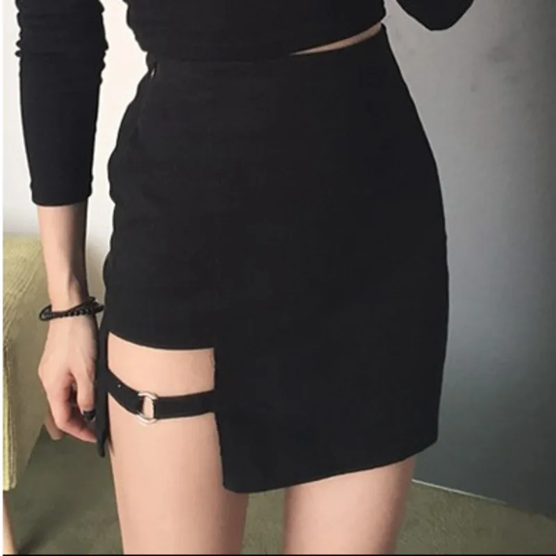 WOMENGAGA Fashion Korean Black High Waist Circle Personality Irregular Side Hot Sexy Girl Mini Skirt Women YXT9
WOMENGAGA Fashion Korean Black High Waist Circle Personality Irregular Side Hot Sexy Girl Mini Skirt Women YXT9