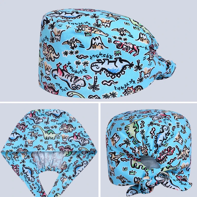 Dinosaur Print Turban Wrap Scrubs Hat Medical Pet Working Dental Sweatband Surgery Nurse Doctor Headband Scrub Caps
Dinosaur Print Turban Wrap Scrubs Hat Medical Pet Working Dental Sweatband Surgery Nurse Doctor Headband Scrub Caps