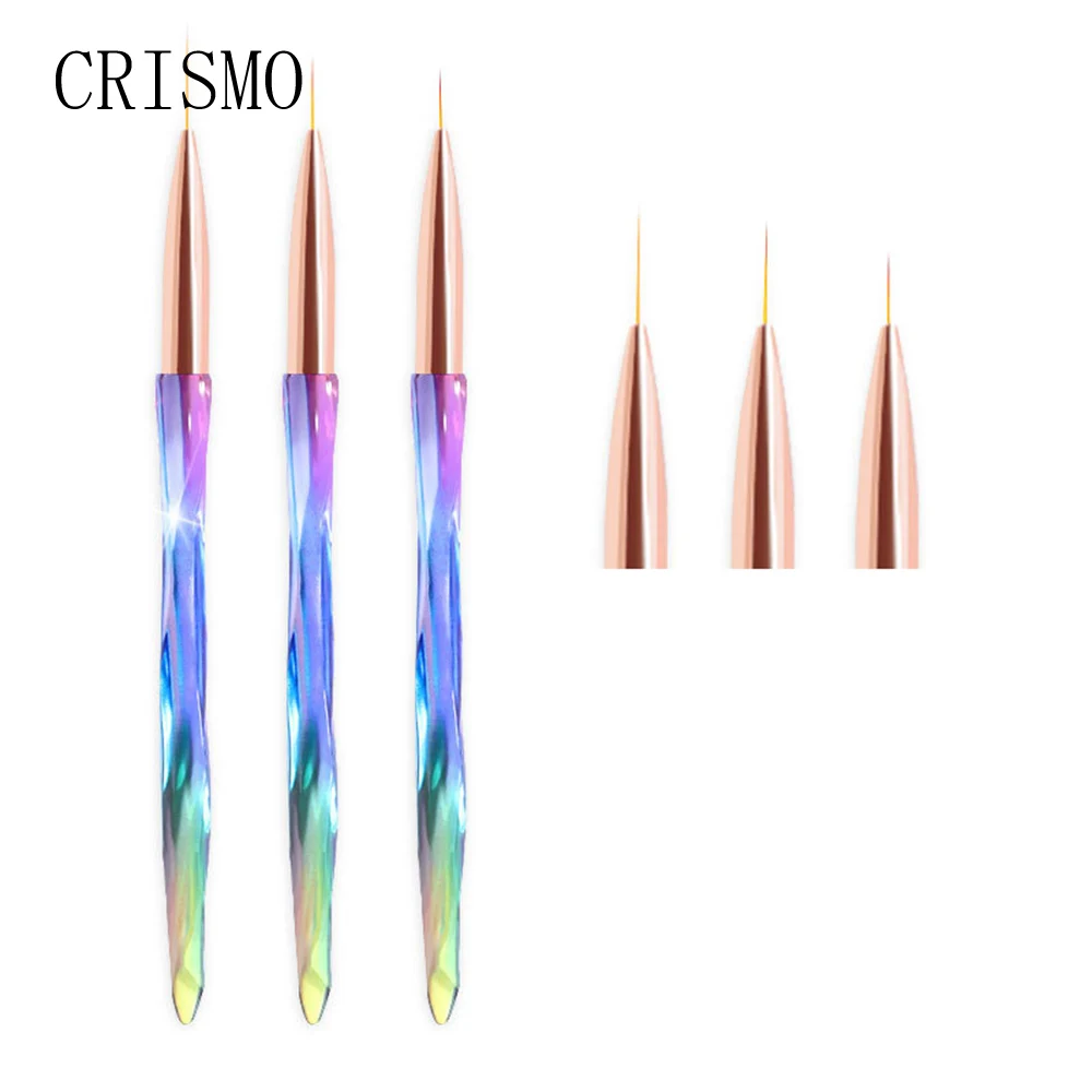 CRISMO 3Pcs/Set Nail Art Ultra-thin Line Drawing Pen Hook Flower Carving Nail Pen Beauty Makeup Manicure Tool New Women
CRISMO 3Pcs/Set Nail Art Ultra-thin Line Drawing Pen Hook Flower Carving Nail Pen Beauty Makeup Manicure Tool New Women