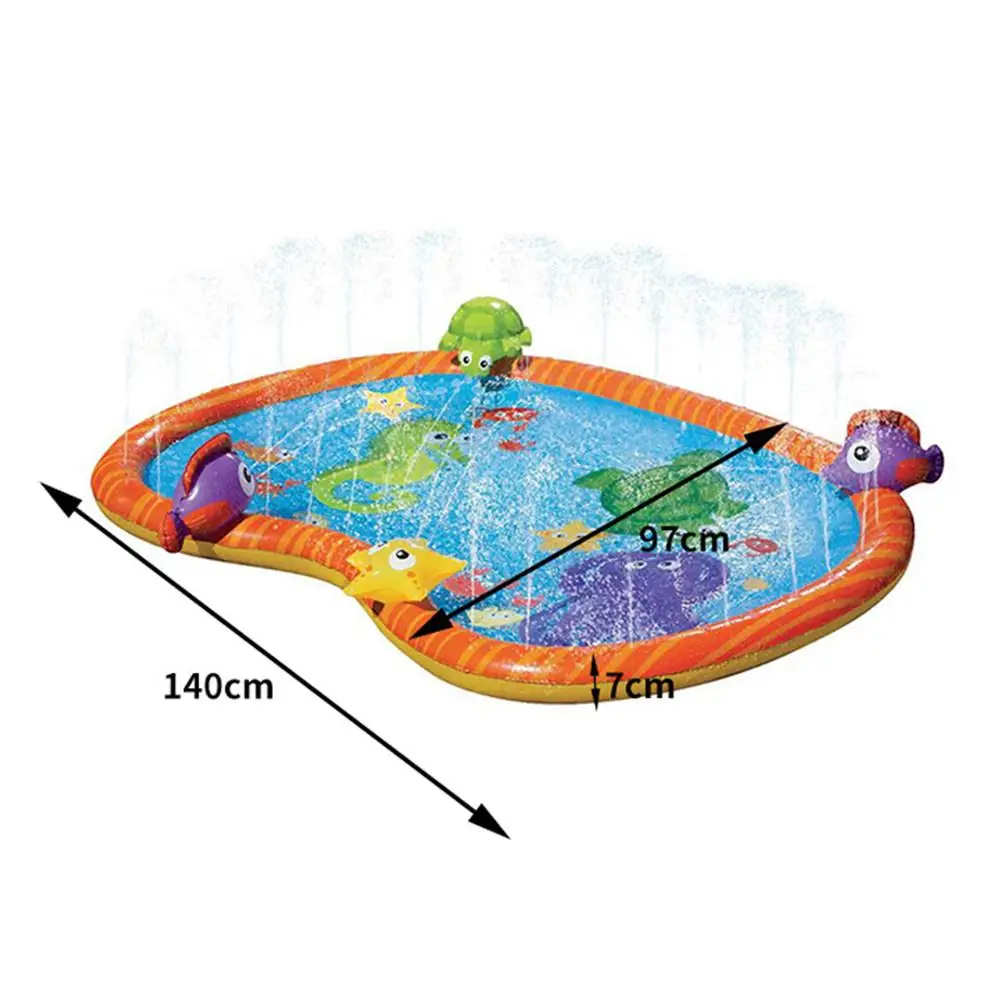 Water Sprinkler Pool Kids Sprinkler Splash Pad Wading Pool For Learning Children Sprinkler Water Toy For Kids Aged 3 And Up
Water Sprinkler Pool Kids Sprinkler Splash Pad Wading Pool For Learning Children Sprinkler Water Toy For Kids Aged 3 And Up
