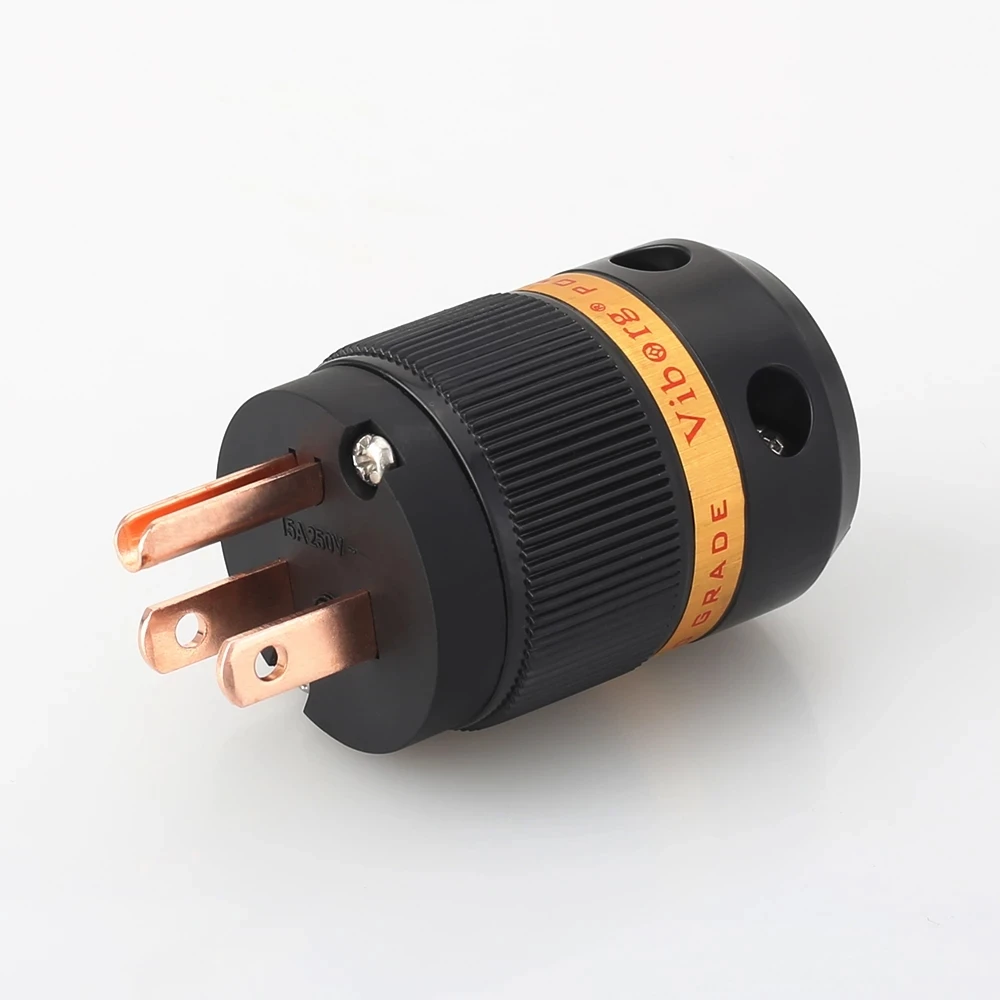 Viborg VM501/VF501 Pure Red Copper HiFi Audio Grade AC Power Plug Connector Hifi Power Cable
Viborg VM501/VF501 Pure Red Copper HiFi Audio Grade AC Power Plug Connector Hifi Power Cable
