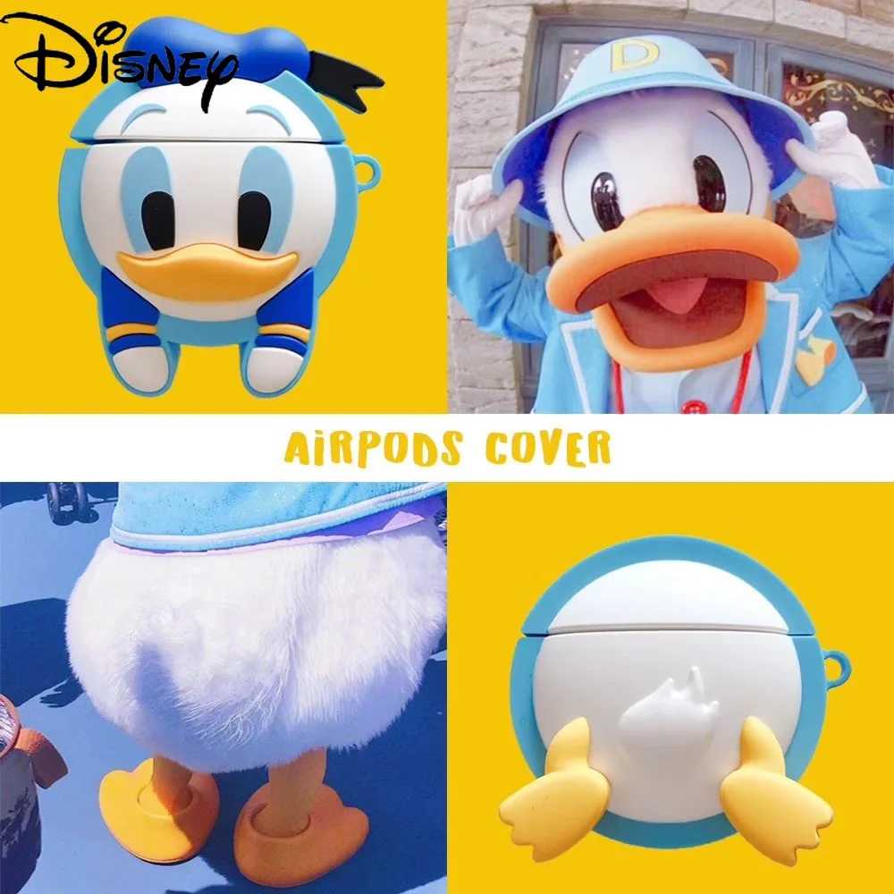Disney cute Donald Duck creative wireless bluetooth earphone cover for iPhone AIRPODS 1 2/PRO3 earphone shell protective cover
Disney cute Donald Duck creative wireless bluetooth earphone cover for iPhone AIRPODS 1 2/PRO3 earphone shell protective cover