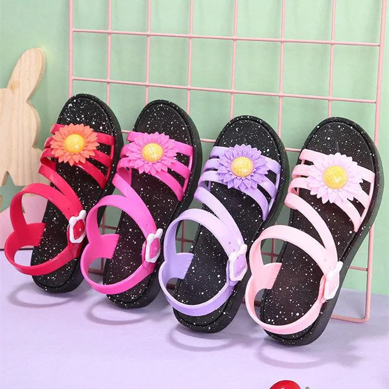 Girls Sandals Flowers Sweet Soft Children's Beach Shoes Kids Summer Floral Girl Sandal Princess Fashion Cute Children Shoe
Girls Sandals Flowers Sweet Soft Children's Beach Shoes Kids Summer Floral Girl Sandal Princess Fashion Cute Children Shoe
