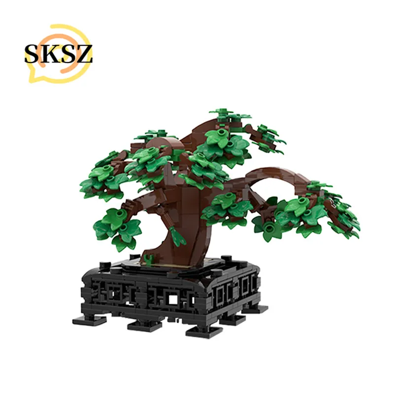 MOC Bonsai Tree Green Bush Flower Grass Plant Model Ornament Building Blocks Bricks DIY Assembly Educational Toys for Children
MOC Bonsai Tree Green Bush Flower Grass Plant Model Ornament Building Blocks Bricks DIY Assembly Educational Toys for Children