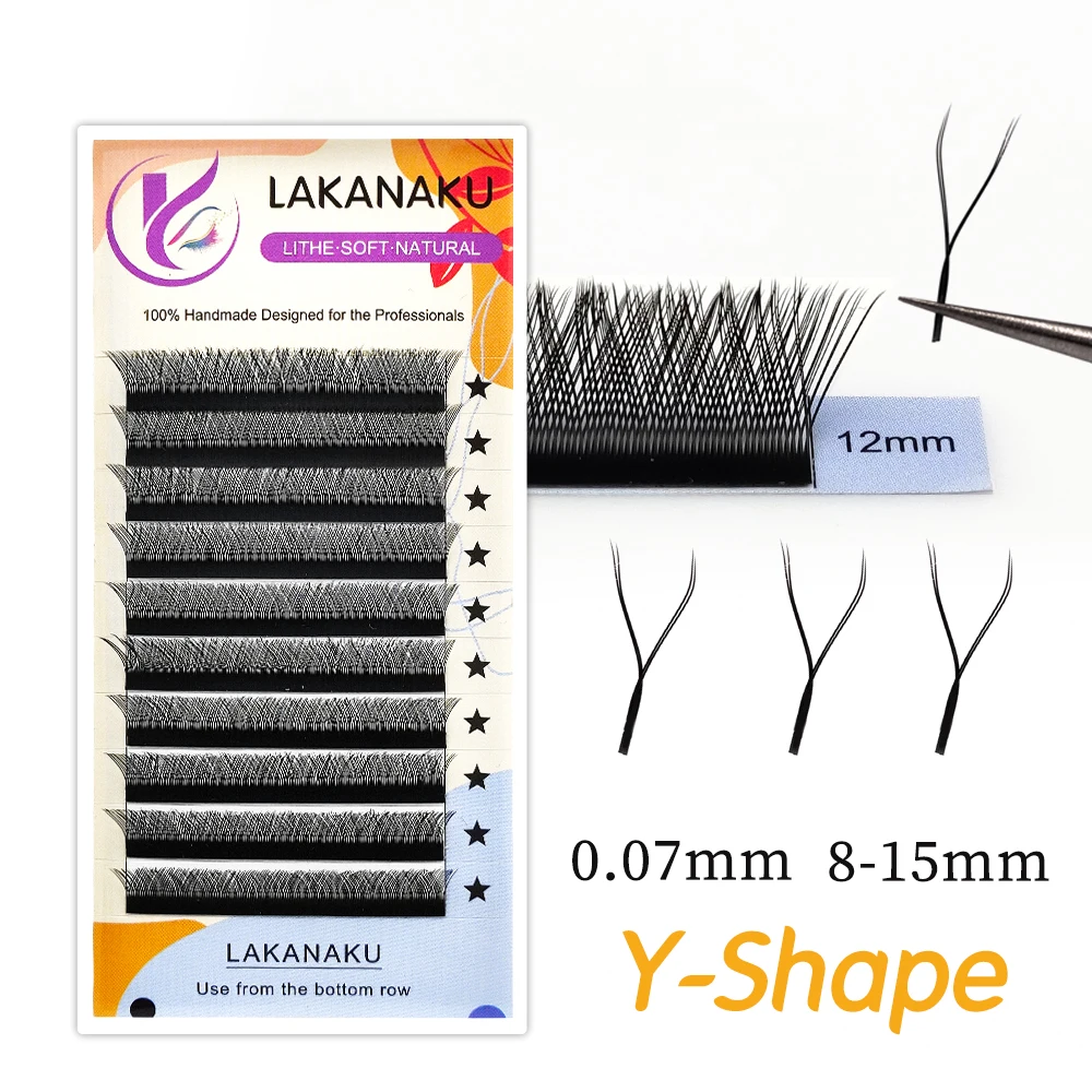 LAKANAKU Y Volume Lashes Extensions Cilia and Brazilian Volume YY Russian Eyelash Private Label Supplies Makeup Wholesale
LAKANAKU Y Volume Lashes Extensions Cilia and Brazilian Volume YY Russian Eyelash Private Label Supplies Makeup Wholesale