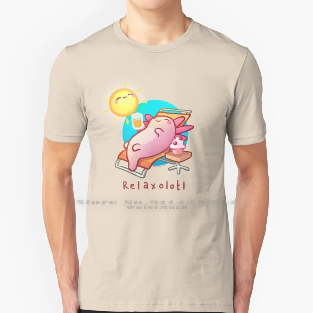 Relaxolotl футболка из 100% чистого хлопка Axolotl Relax Chill Out Kawaii мультфильм милые животные очаровательные креативные трендовые винтажные крутые
Relaxolotl футболка из 100% чистого хлопка Axolotl Relax Chill Out Kawaii мультфильм милые животные очаровательные креативные трендовые винтажные крутые
