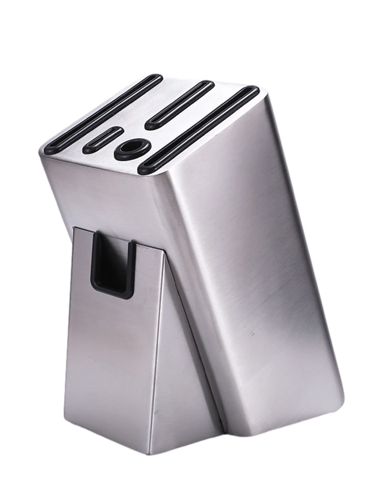 Knife Stand Holder For Kitchen Knife Stainless Steel Cooking Knife Holder Stand Block High End Storage Organizer
Knife Stand Holder For Kitchen Knife Stainless Steel Cooking Knife Holder Stand Block High End Storage Organizer