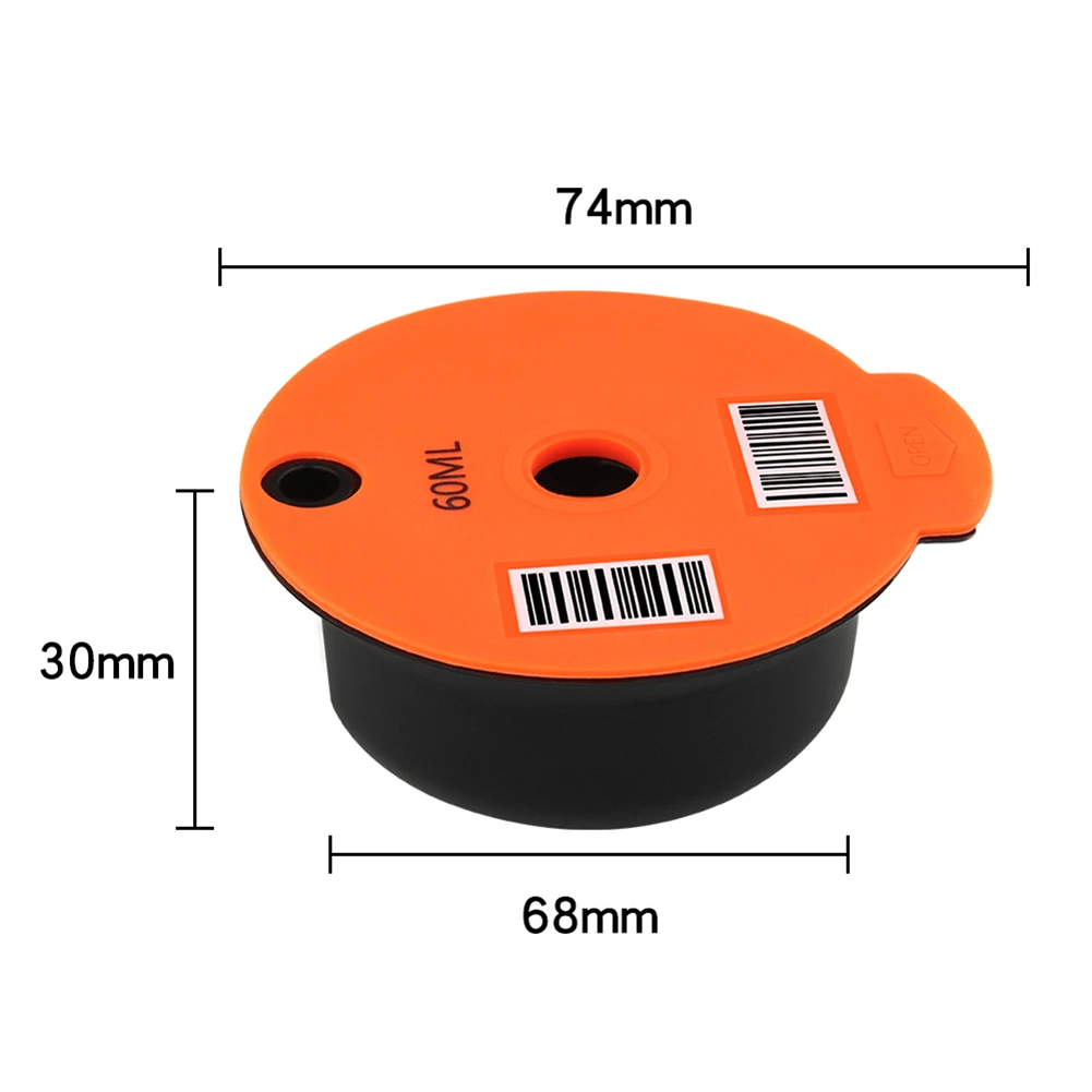 180/60ml Refillable Coffee Capsules for BOSCH-s Machine Tassimoo Reusable Coffee Pod Crema Maker Eco-Friendly with Spoon Brush
180/60ml Refillable Coffee Capsules for BOSCH-s Machine Tassimoo Reusable Coffee Pod Crema Maker Eco-Friendly with Spoon Brush