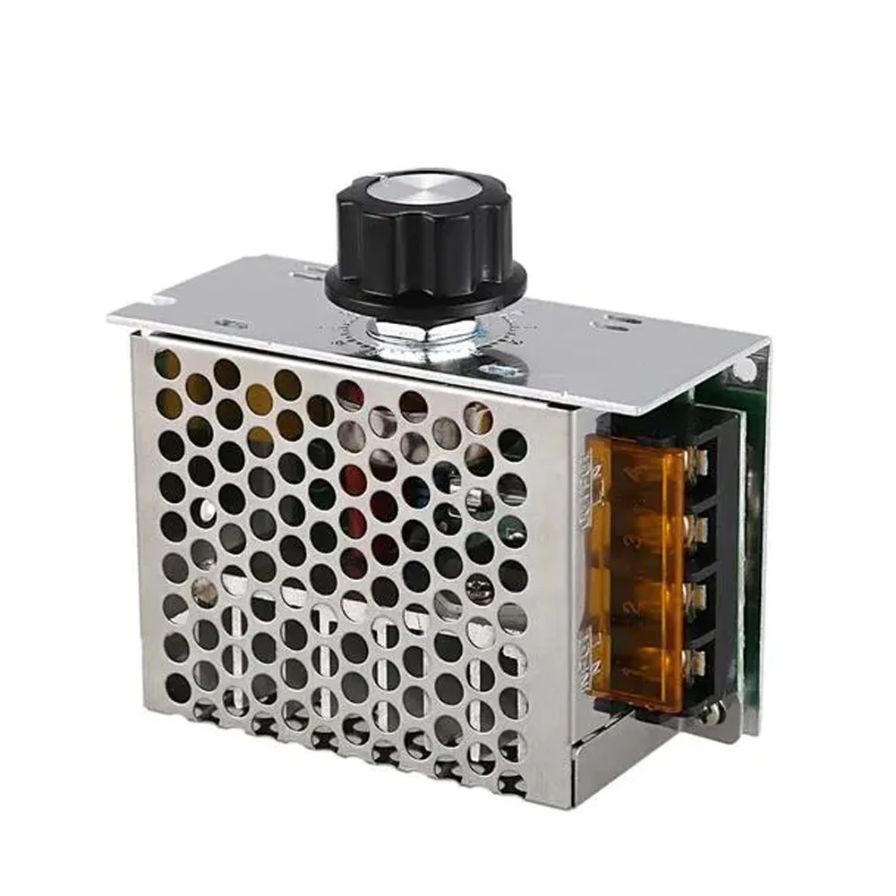 Voltage Regulator AC 220V 4000W Thyristor Speed Temperature Light Volt Dimmer Adjuster Controller Easy & Safe To Use High Power
Voltage Regulator AC 220V 4000W Thyristor Speed Temperature Light Volt Dimmer Adjuster Controller Easy & Safe To Use High Power
