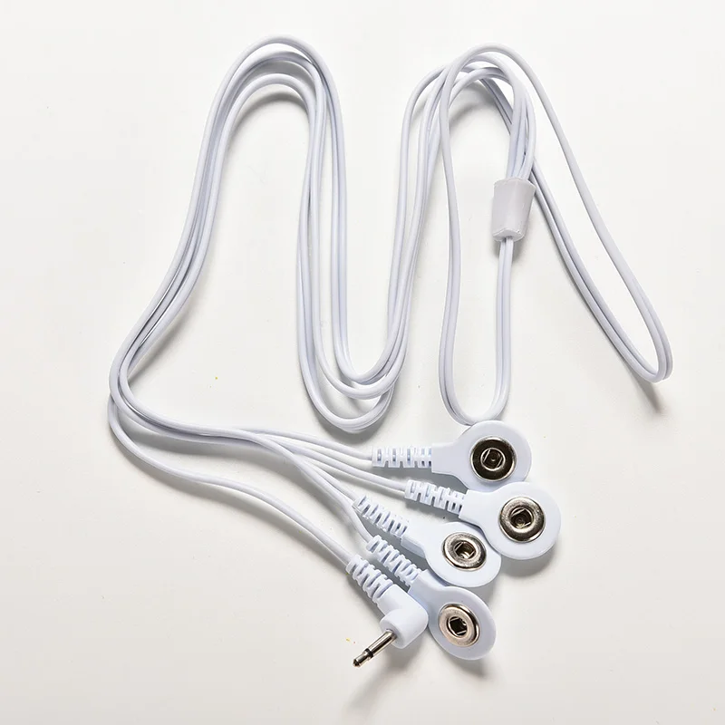 1Pc Digital TENS Therapy Machine Massager Electrode Wire Plug 2.5mm 4 Buttons Electrode Lead Wires Connecting Cables
1Pc Digital TENS Therapy Machine Massager Electrode Wire Plug 2.5mm 4 Buttons Electrode Lead Wires Connecting Cables