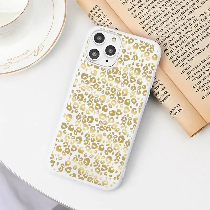 Golden leaf flower love leopard print Phone Case White Candy Color for iPhone 11 12 mini pro XS MAX 8 7 6 6S Plus X SE 2020 XR
Golden leaf flower love leopard print Phone Case White Candy Color for iPhone 11 12 mini pro XS MAX 8 7 6 6S Plus X SE 2020 XR