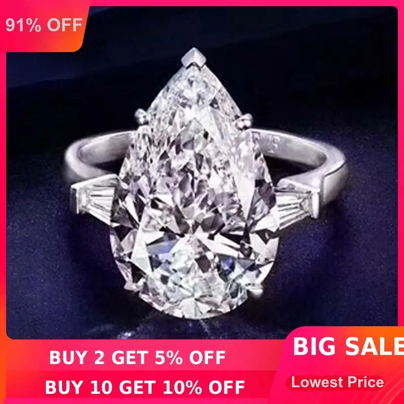 choucong Statement Promise Ring Pear cut 8ct AAAAA cz 925 Sterling Silver Engagement Wedding Band Rings for women Party Jewelry
choucong Statement Promise Ring Pear cut 8ct AAAAA cz 925 Sterling Silver Engagement Wedding Band Rings for women Party Jewelry