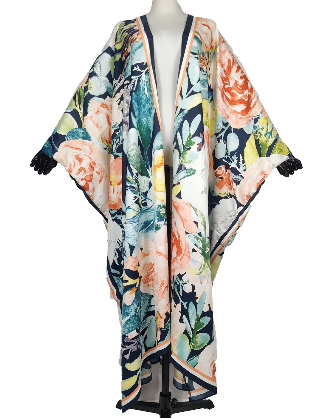 European Floral 2021 Open Front Beach Silk Printed Women's Duster Coat Casual Bohemian African Vacation Long Cardigan Kimonos
European Floral 2021 Open Front Beach Silk Printed Women's Duster Coat Casual Bohemian African Vacation Long Cardigan Kimonos
