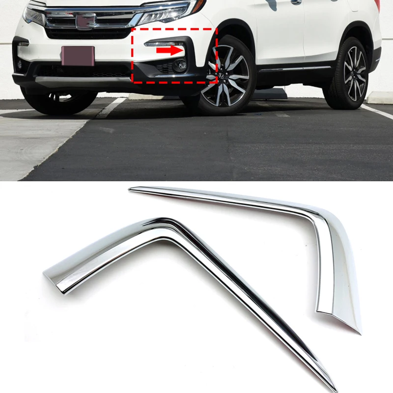 2pcs ABS Chrome Front Fog Light Lamp Trim Eyebrow Eyelid Garnish Accessories For Honda Pilot 2019 2020
2pcs ABS Chrome Front Fog Light Lamp Trim Eyebrow Eyelid Garnish Accessories For Honda Pilot 2019 2020