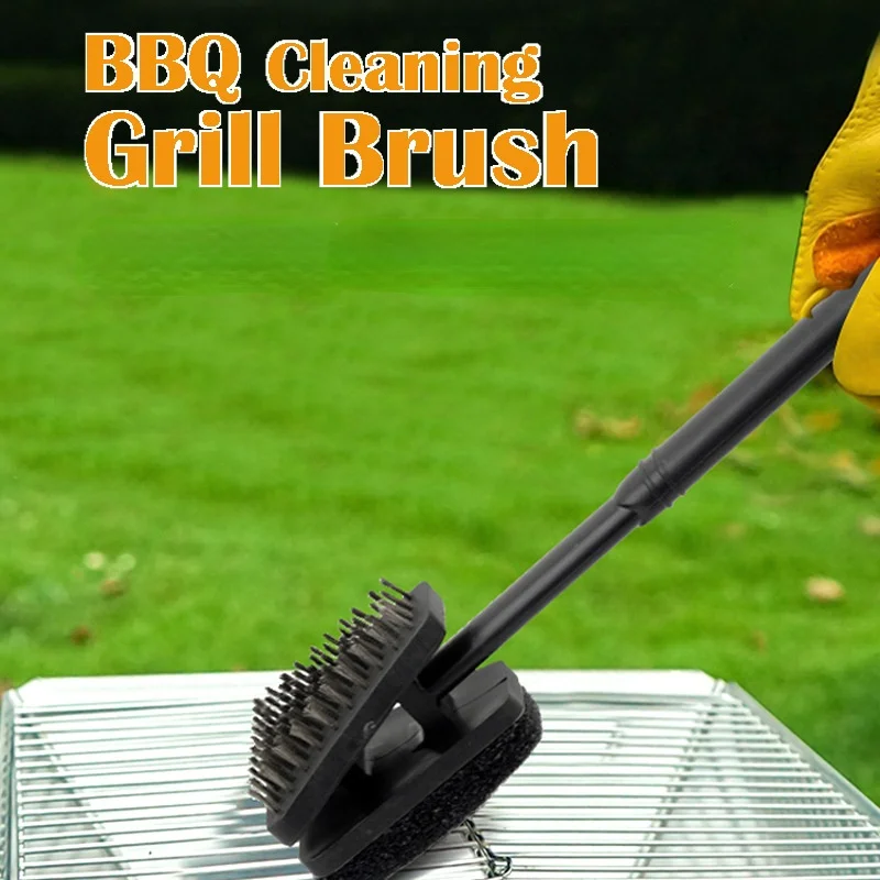 2 In 1 Long Handle Barbecue Cleaning Brush Outdoor Barbecue Tool Wire Brush BBQ Grill Cleaning Barbecue Brush Bbq Accessories
2 In 1 Long Handle Barbecue Cleaning Brush Outdoor Barbecue Tool Wire Brush BBQ Grill Cleaning Barbecue Brush Bbq Accessories