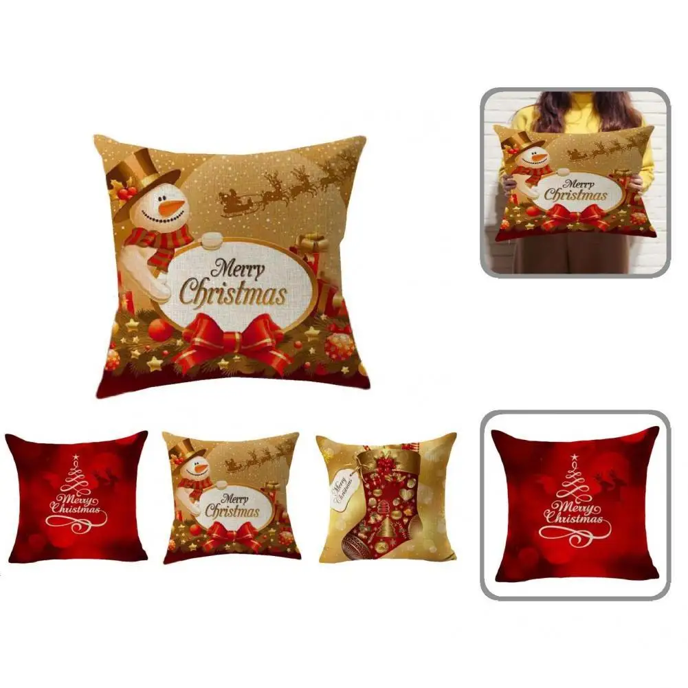 Чехол для подушки противопятнистая Милая сменная винтажная квадратная Рождественская наволочка для подушки
Чехол для подушки противопятнистая Милая сменная винтажная квадратная Рождественская наволочка для подушки