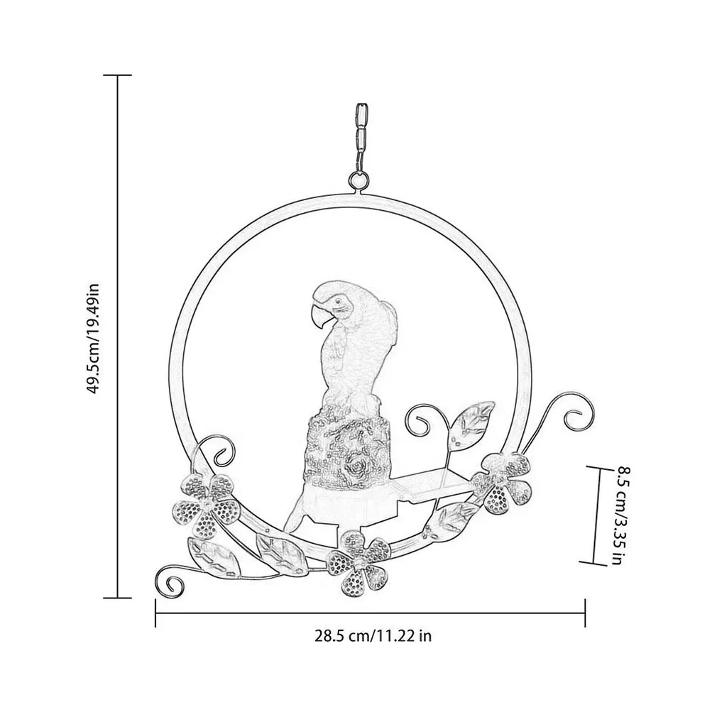 Solar Parrot Landscape Light Solar LED Garden Pendant Lamp Resin Patio Window Decoration Energy Saving Light
Solar Parrot Landscape Light Solar LED Garden Pendant Lamp Resin Patio Window Decoration Energy Saving Light