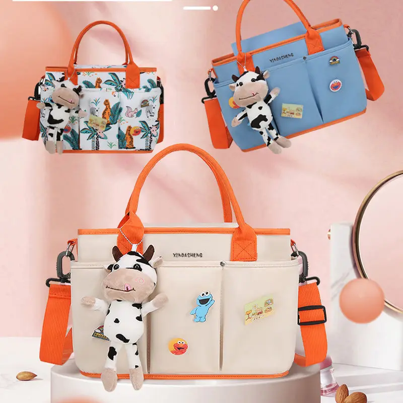 Mommy Bag with Pendant Women Travel Organizer Multi-Pockets Handbag Multifunctional Storage Baby Diaper Wet To Hospital
Mommy Bag with Pendant Women Travel Organizer Multi-Pockets Handbag Multifunctional Storage Baby Diaper Wet To Hospital