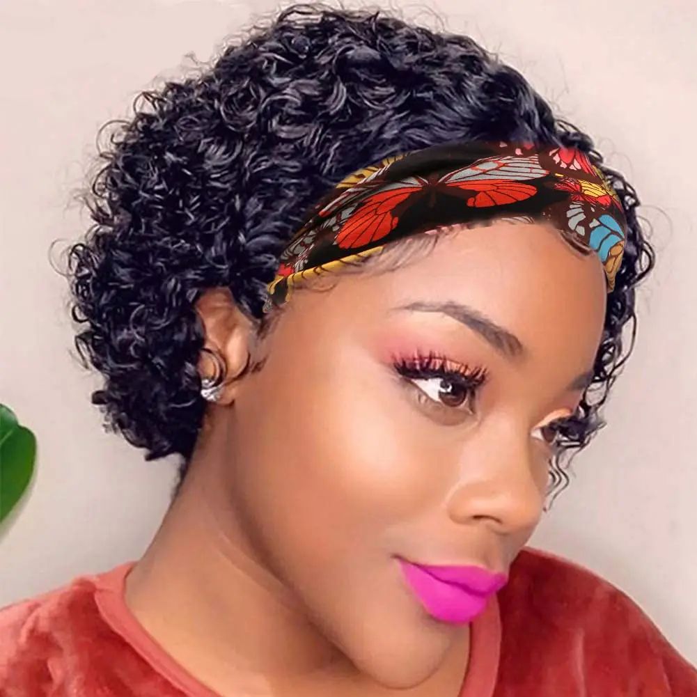 Water Wave Headband Wig Curly Human Hair Wigs For Black Women Brazilian Scarf Wig Full Machine Made Wigs Remy Human Hair
Water Wave Headband Wig Curly Human Hair Wigs For Black Women Brazilian Scarf Wig Full Machine Made Wigs Remy Human Hair