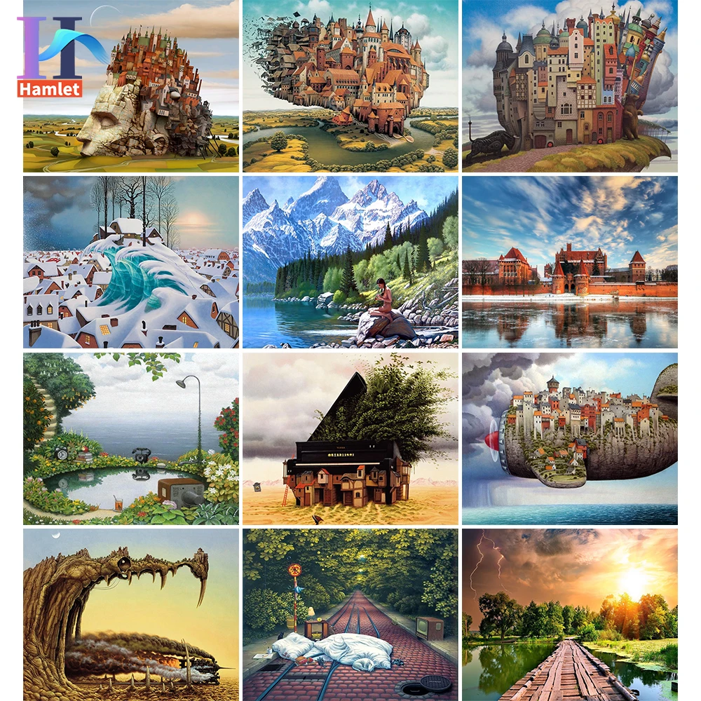 Painting By Numbers 40*50cm Scenery DIY Oil Coloring By Numbers Abstract Landscape Canvas Paint Art Pictures Home Living Decor 
Painting By Numbers 40*50cm Scenery DIY Oil Coloring By Numbers Abstract Landscape Canvas Paint Art Pictures Home Living Decor