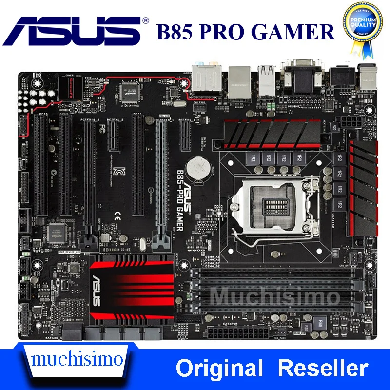 LGA 1150 DDR3 для ASUS B85 PRO геймера 100% оригинальная материнская плата USB3.0 32G