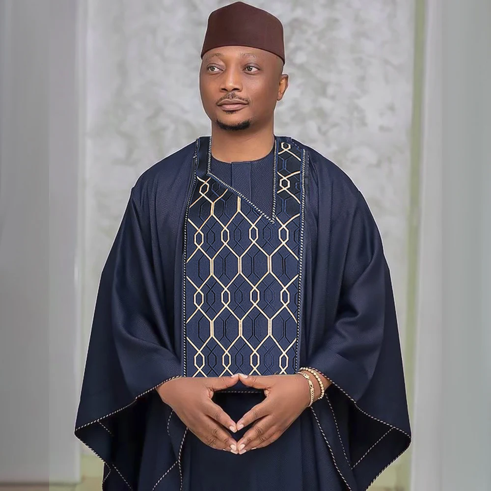 H & D Свадебная вечеринка официальный наряд 2022 африканские мужские Agbada комплект
