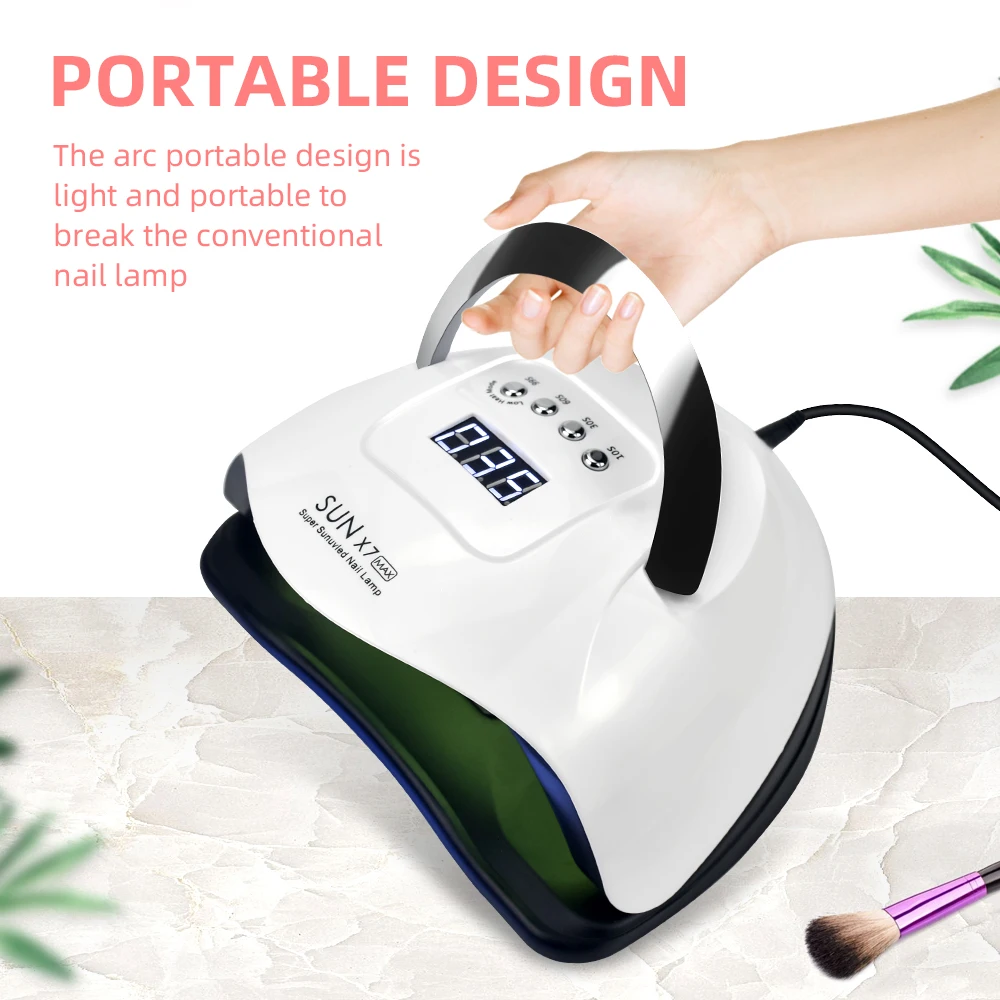 Nail Lamp UV LED Lamp Nail Dryer 114/80/72/54W With 57PCS Lamp Beads LCD Display And Smart Sensor For Curing All Gel Nail Tools
Nail Lamp UV LED Lamp Nail Dryer 114/80/72/54W With 57PCS Lamp Beads LCD Display And Smart Sensor For Curing All Gel Nail Tools