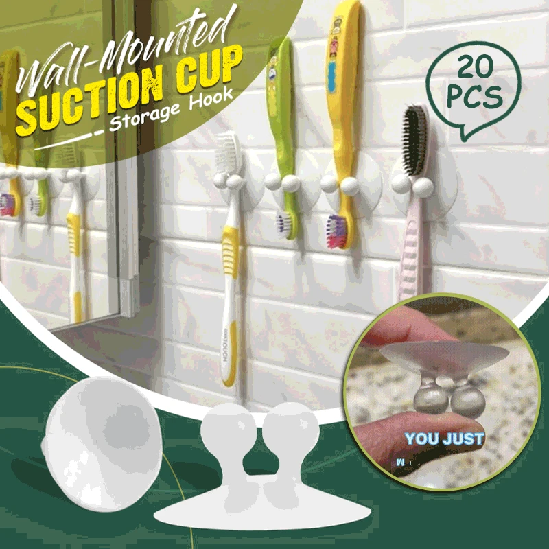 10/20 pc Multifunction Wall-Mounted Suction Cup Storage Hook Toothbrush holder Razor Holder Suction Cup Shelf Organizer
10/20 pc Multifunction Wall-Mounted Suction Cup Storage Hook Toothbrush holder Razor Holder Suction Cup Shelf Organizer