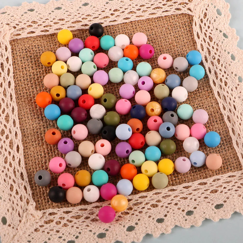 Sunrony 9mm 100pcs Silicone Beads Pearl Silicone Food Grade Teething Beads DIY BPA Free Jewelry Baby Teether Toy Pacifier Chain
Sunrony 9mm 100pcs Silicone Beads Pearl Silicone Food Grade Teething Beads DIY BPA Free Jewelry Baby Teether Toy Pacifier Chain