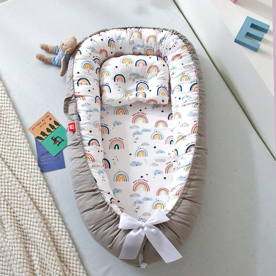 Newborn Baby Nest Bed Portable Crib Travel Bed Baby Lounger Bassinet Bumper with Pillow Cushion
Newborn Baby Nest Bed Portable Crib Travel Bed Baby Lounger Bassinet Bumper with Pillow Cushion