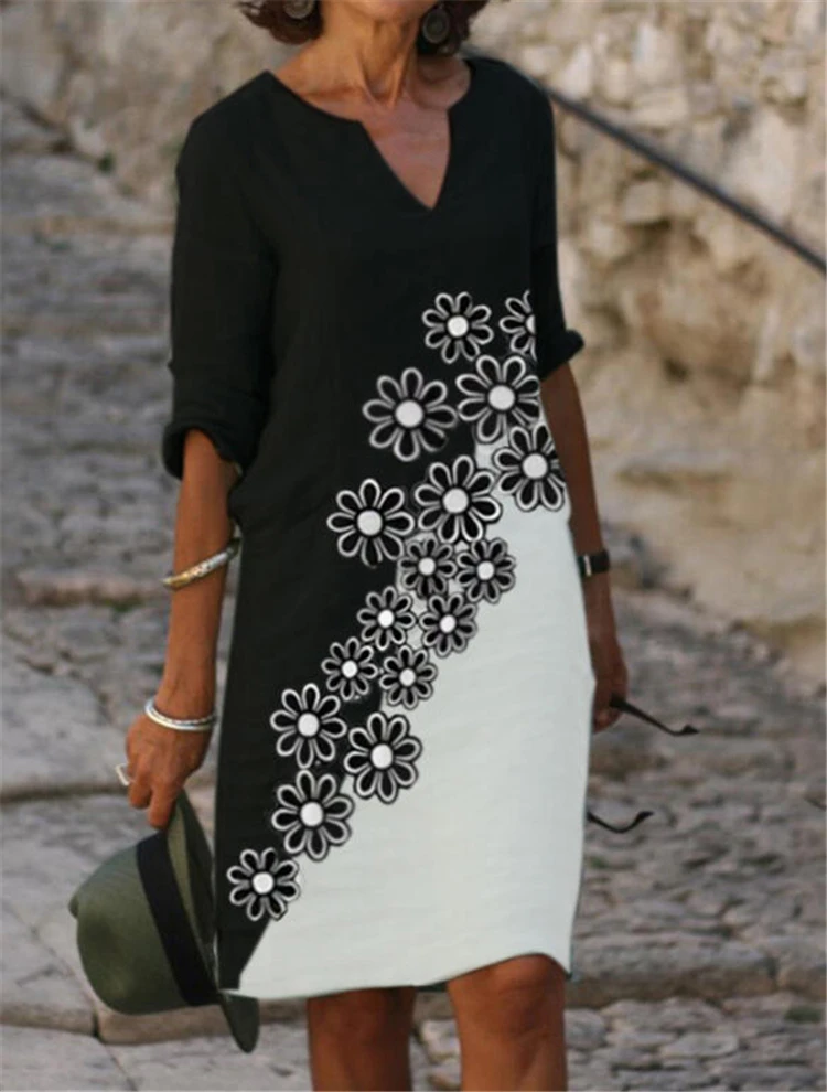 Elegant women dresses fashion large sizes dresses All-match dresses ladies 
Elegant women dresses fashion large sizes dresses All-match dresses ladies