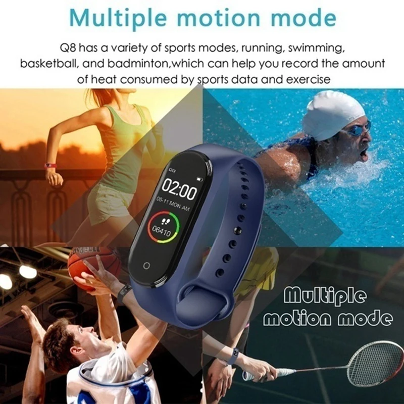 Smart Bracelet IP67 Waterproof Smart Band with Heart Rate Blood Pressure Sleep Monitor Fitness Tracker Black
Smart Bracelet IP67 Waterproof Smart Band with Heart Rate Blood Pressure Sleep Monitor Fitness Tracker Black