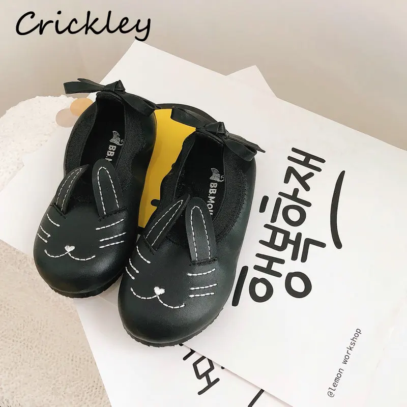 Spring Autumn Bunny PU Leather Girls Flats Bow Party Princess Shoes Children Breathable Anti Slip Toddler Kids Ballet Flats
Spring Autumn Bunny PU Leather Girls Flats Bow Party Princess Shoes Children Breathable Anti Slip Toddler Kids Ballet Flats