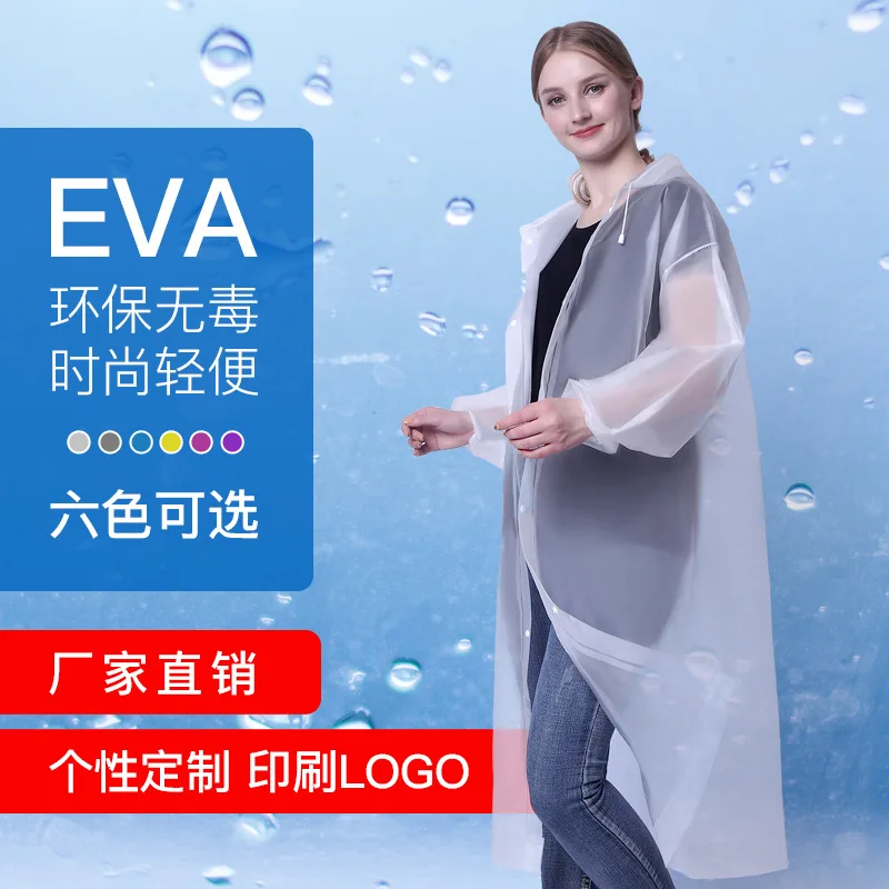 Thickened Adult Raincoat Factory Wholesale Outdoor Travel Eva Stylish and Lightweight Raincoat New poncho raincoat
Thickened Adult Raincoat Factory Wholesale Outdoor Travel Eva Stylish and Lightweight Raincoat New poncho raincoat