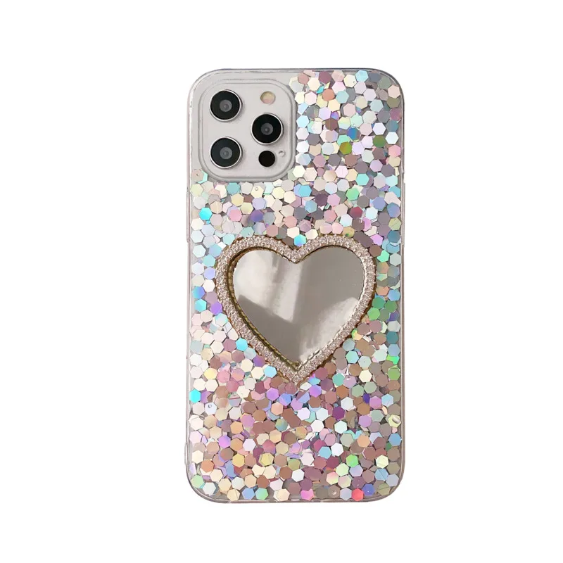 Glitter sequins love mirror phone case for iPhone11 12Pro Max mini X XR XS XSMax 8 7 6PluS anti-drop protective back cover
Glitter sequins love mirror phone case for iPhone11 12Pro Max mini X XR XS XSMax 8 7 6PluS anti-drop protective back cover