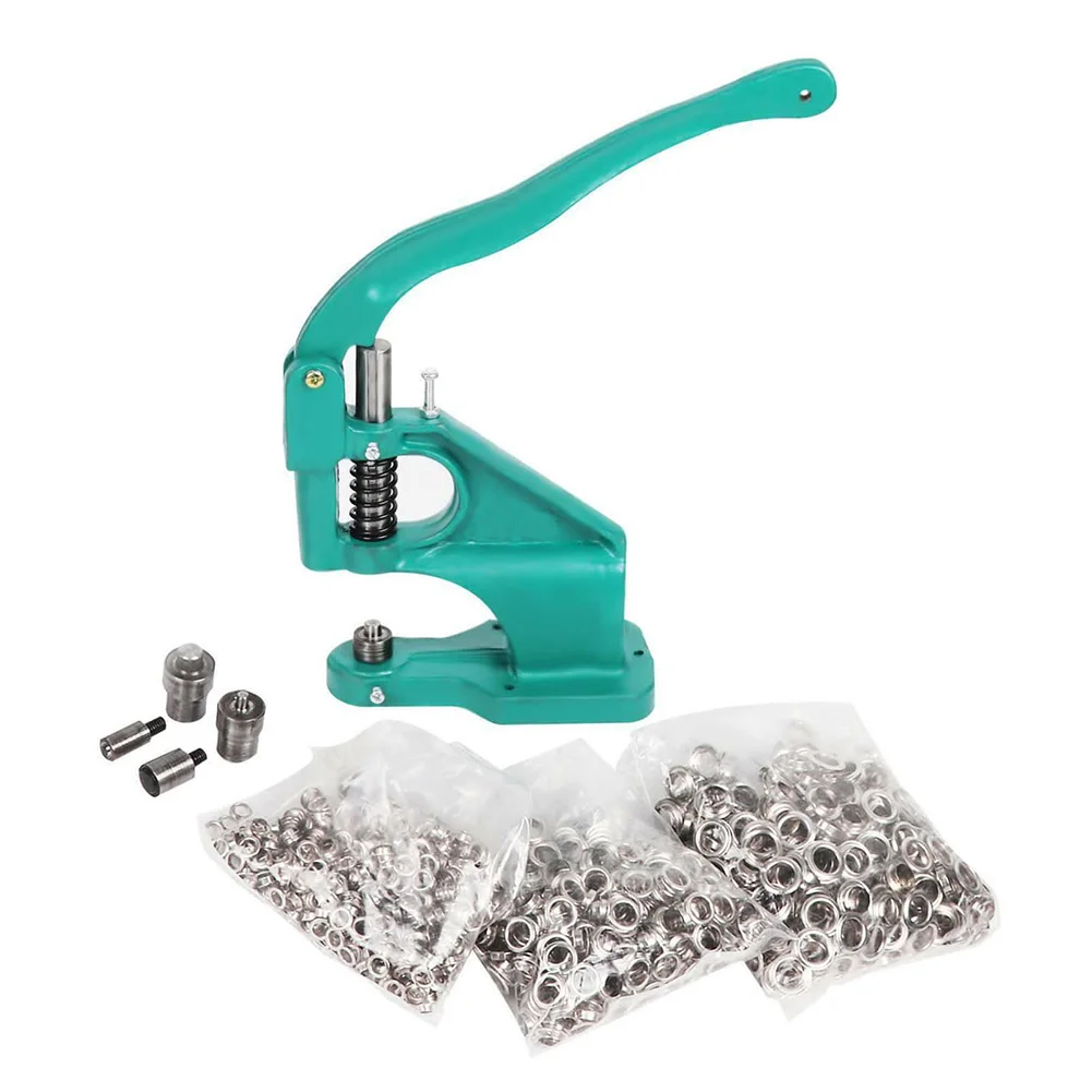 Professional Grommet Machine Hand Press Machine Manual Rivet Eyelet Installation Tool Punch Machine With 3 Dies 1500 Grommets
Professional Grommet Machine Hand Press Machine Manual Rivet Eyelet Installation Tool Punch Machine With 3 Dies 1500 Grommets