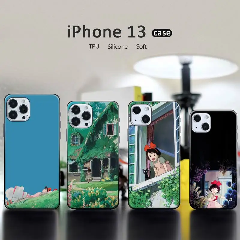 Kikis Delivery Service Anime Cartoon Phone Case Black Color For iPhone 13 12 11 Mini Pro X XR XS Max 6 6s 7 8 Plus SE Coque
Kikis Delivery Service Anime Cartoon Phone Case Black Color For iPhone 13 12 11 Mini Pro X XR XS Max 6 6s 7 8 Plus SE Coque