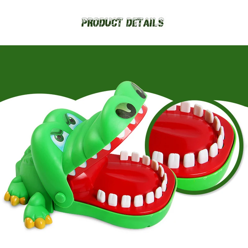 Hot Sell Creative Practical Jokes Mouth Tooth Alligator Hand Children's Toys Family Games Classic Biting Hand Crocodile Game
Hot Sell Creative Practical Jokes Mouth Tooth Alligator Hand Children's Toys Family Games Classic Biting Hand Crocodile Game
