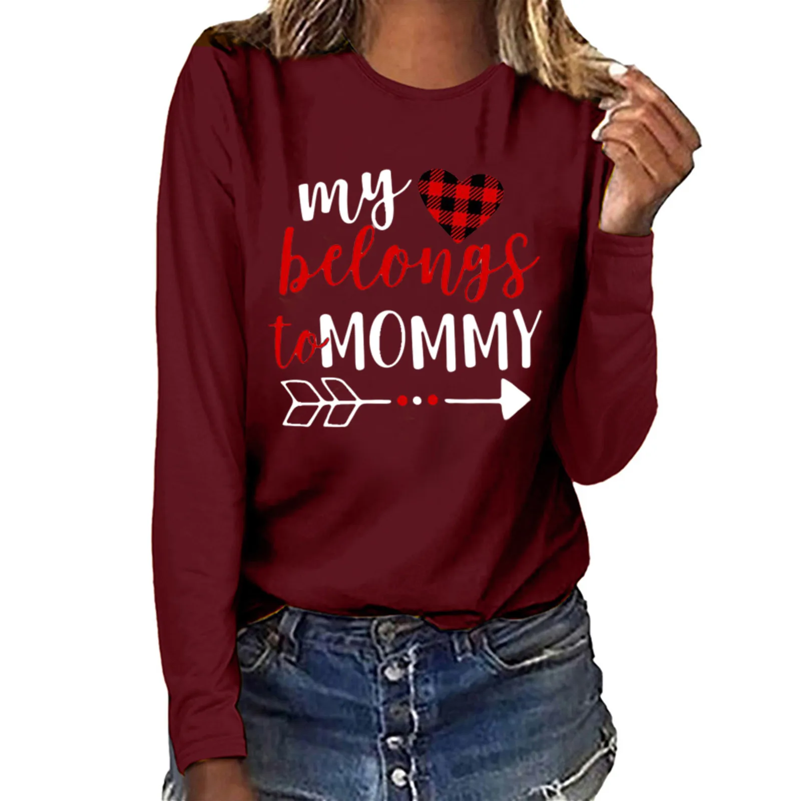 2021 Women Shirts Valentine's Day Printed Long Sleeve Sweatshirt Pullover Shirts Top Blouse Camisas De Mujer
2021 Women Shirts Valentine's Day Printed Long Sleeve Sweatshirt Pullover Shirts Top Blouse Camisas De Mujer