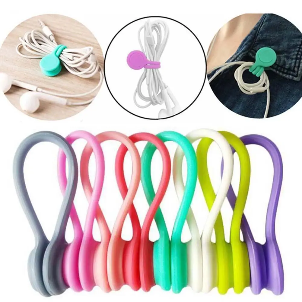 Environmentally friendly silicone magnetic portable cable winder earphone hub cable rack data cable storage wire organizer
Environmentally friendly silicone magnetic portable cable winder earphone hub cable rack data cable storage wire organizer