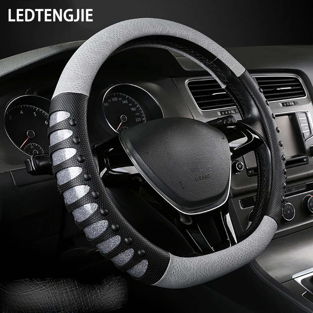 LEDTENGJIE Car Steering Wheel Cover Massage Silicone Breathable Wear-resistant Non-slip Durable Sweat-absorbent Fashion Interior
LEDTENGJIE Car Steering Wheel Cover Massage Silicone Breathable Wear-resistant Non-slip Durable Sweat-absorbent Fashion Interior