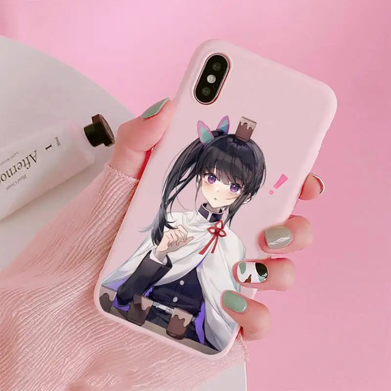 Anime cartoon fun Demon Slayer Phone Case Candy Color Pink for iPhone 11 pro XS MAX 8 7 6 6S Plus X 5S SE 2020 XR
Anime cartoon fun Demon Slayer Phone Case Candy Color Pink for iPhone 11 pro XS MAX 8 7 6 6S Plus X 5S SE 2020 XR