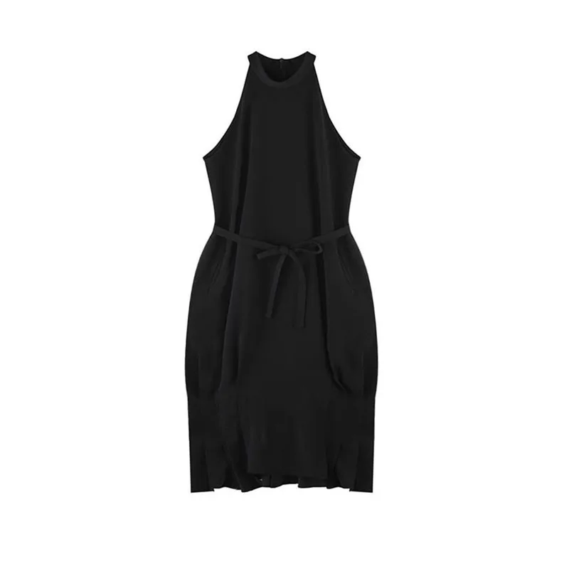 French White Sleeveless Dress women's new style in 2021 summer 
French White Sleeveless Dress women's new style in 2021 summer